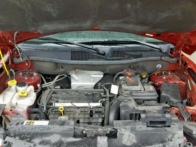 1C4NJCBA0HD147000 - 2017 JEEP COMPASS SP წითელი ფოტო 7