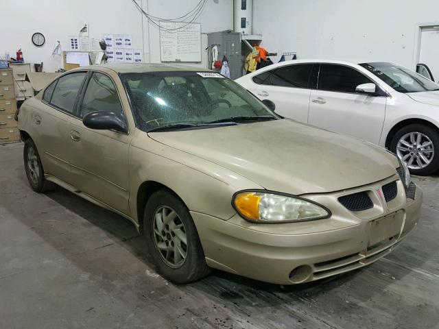 1G2NF52F23C224378 - 2003 PONTIAC GRAND AM S GOLD photo 1