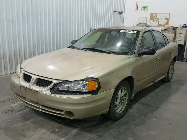 1G2NF52F23C224378 - 2003 PONTIAC GRAND AM S GOLD photo 2