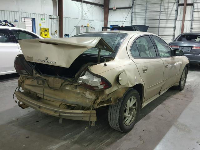 1G2NF52F23C224378 - 2003 PONTIAC GRAND AM S GOLD photo 4