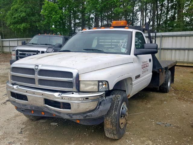 3B6MC36721M530357 - 2001 DODGE RAM 3500 WHITE photo 2