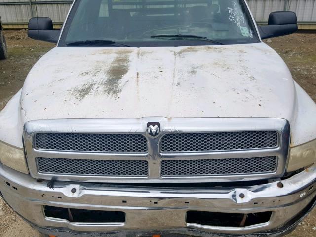 3B6MC36721M530357 - 2001 DODGE RAM 3500 WHITE photo 7