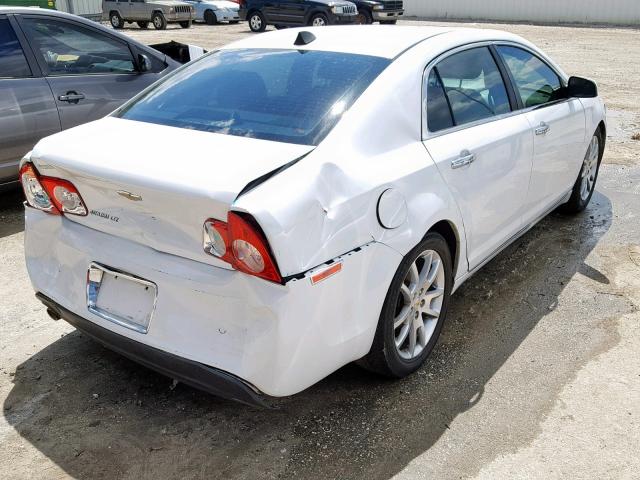 1G1ZE5EU3CF106762 - 2012 CHEVROLET MALIBU LTZ WHITE photo 4