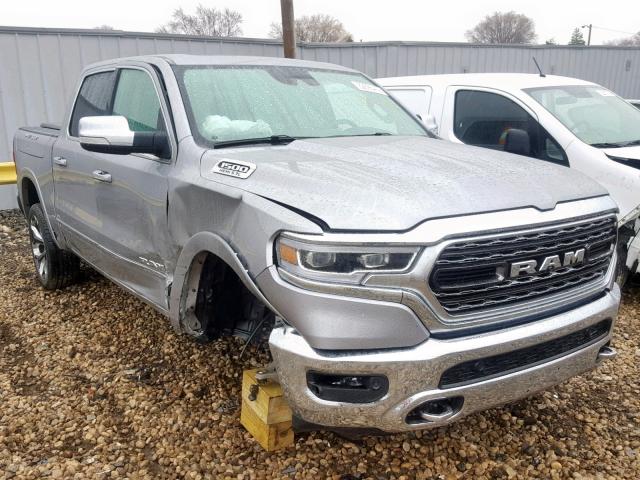 1C6SRFHT9KN728445 - 2019 RAM 1500 LIMIT SILVER photo 1