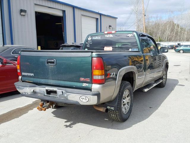 2GTEK19T921121314 - 2002 GMC NEW SIERRA GREEN photo 4