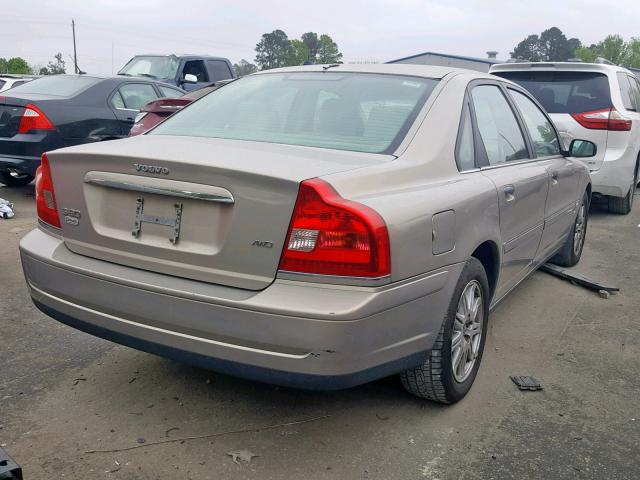 YV1TH592451398509 - 2005 VOLVO S80 2.5T TAN photo 4