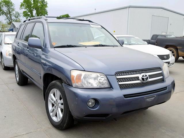 JTEEW21A960005905 - 2006 TOYOTA HIGHLANDER GRAY photo 1