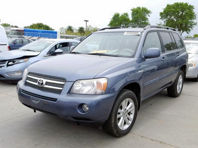 JTEEW21A960005905 - 2006 TOYOTA HIGHLANDER GRAY photo 2