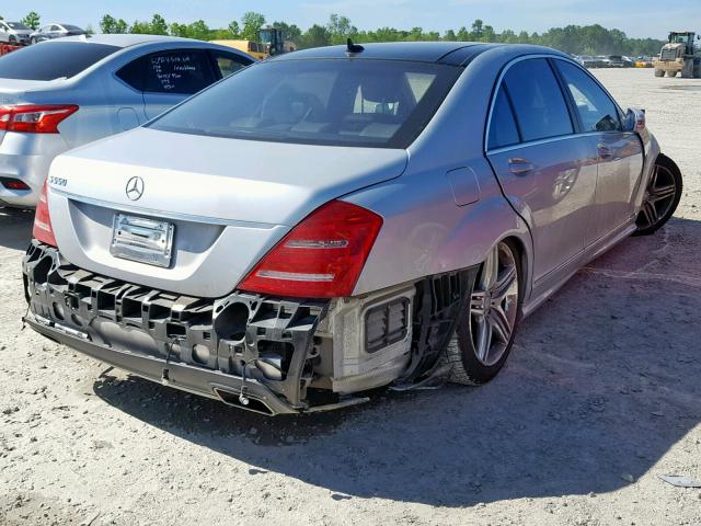 WDDNG7DB9CA455813 - 2012 MERCEDES-BENZ S 550 SILVER photo 4