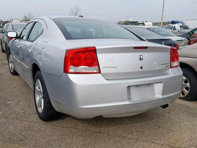 2B3CA3CV1AH117927 - 2010 DODGE CHARGER SX SILVER photo 3