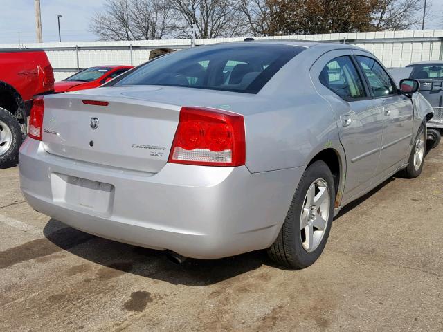 2B3CA3CV1AH117927 - 2010 DODGE CHARGER SX SILVER photo 4