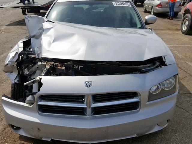 2B3CA3CV1AH117927 - 2010 DODGE CHARGER SX SILVER photo 9