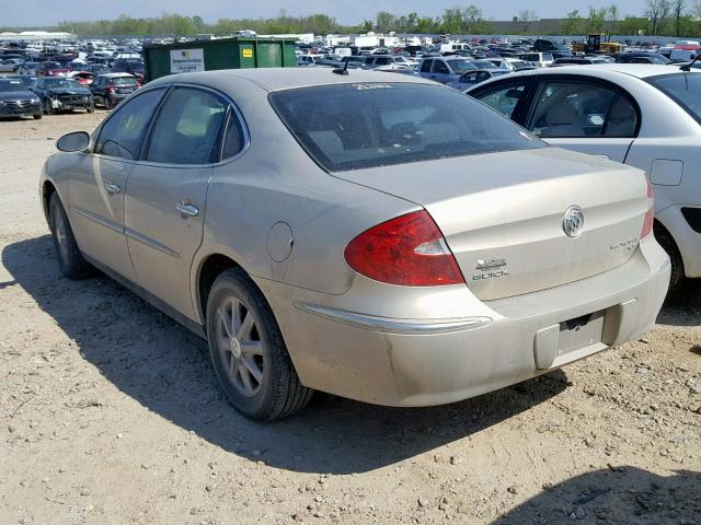 2G4WC582391207872 - 2009 BUICK LACROSSE C TAN photo 3