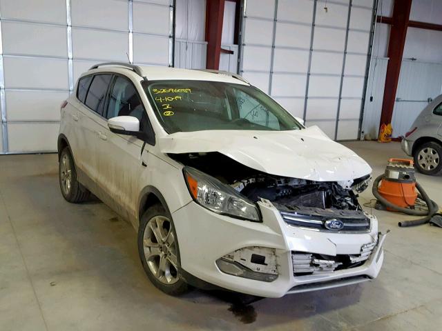 1FMCU9J99EUD18777 - 2014 FORD ESCAPE TIT WHITE photo 1