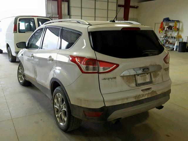 1FMCU9J99EUD18777 - 2014 FORD ESCAPE TIT WHITE photo 3