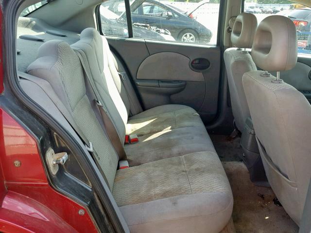 1G8AJ55F57Z146163 - 2007 SATURN ION LEVEL RED photo 6