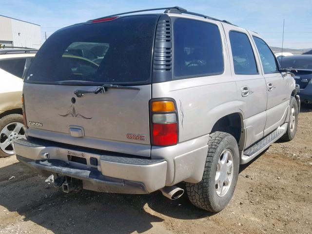 1GKEK63U64J198749 - 2004 GMC YUKON DENA GRAY photo 4