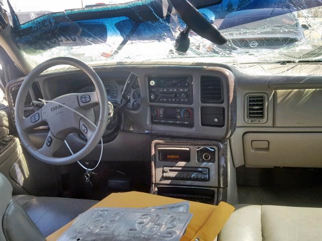 1GKEK63U64J198749 - 2004 GMC YUKON DENA GRAY photo 9