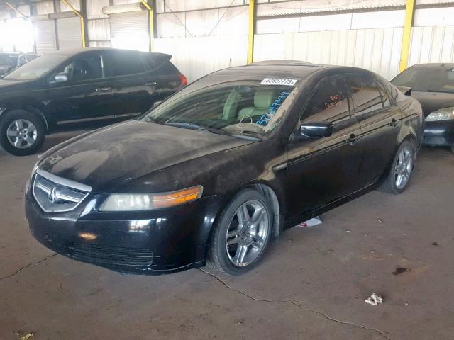 19UUA66206A033983 - 2006 ACURA 3.2TL BLACK photo 2