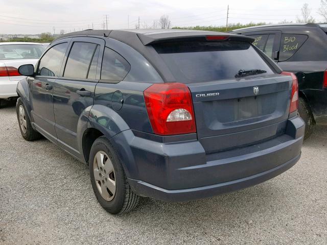 1B3HB28C68D536030 - 2008 DODGE CALIBER BLUE photo 3