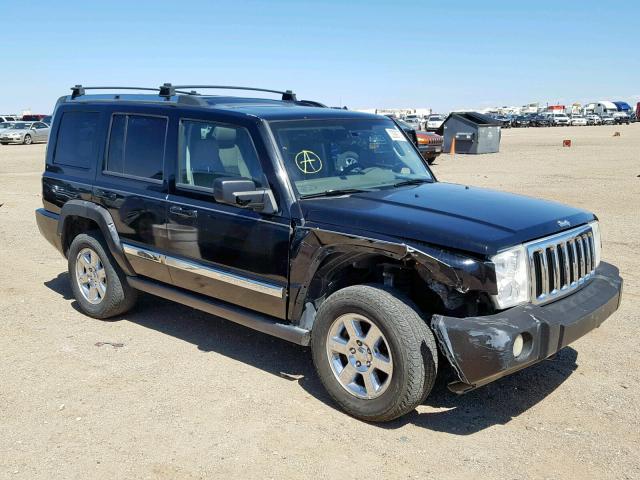 1J8HG58N16C354539 - 2006 JEEP COMMANDER BLACK photo 1