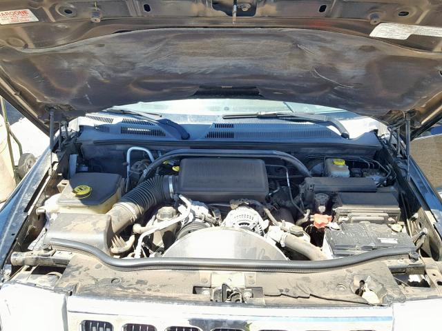 1J8HG58N16C354539 - 2006 JEEP COMMANDER BLACK photo 7