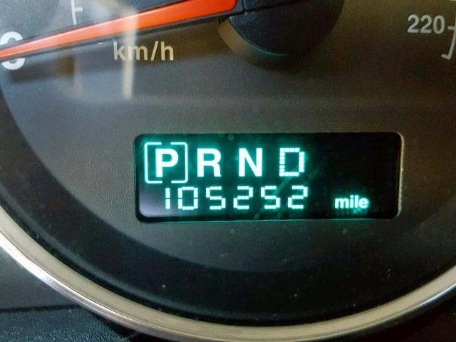 1J8HG58N16C354539 - 2006 JEEP COMMANDER BLACK photo 8