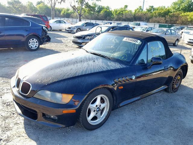 4USCH9334XLF80343 - 1999 BMW Z3 2.3 BLACK photo 2