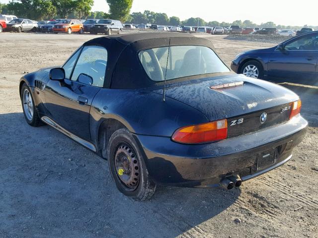 4USCH9334XLF80343 - 1999 BMW Z3 2.3 BLACK photo 3