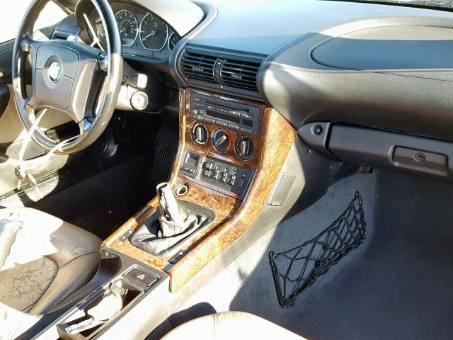 4USCH9334XLF80343 - 1999 BMW Z3 2.3 BLACK photo 9