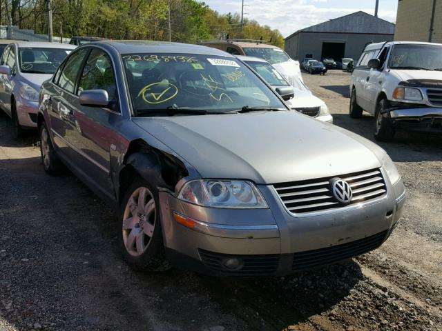 WVWRH63B33P257035 - 2003 VOLKSWAGEN PASSAT GLX GRAY photo 1