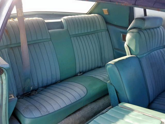 000000000H0247913 - 1970 CADILLAC ELDORADO BLUE photo 6