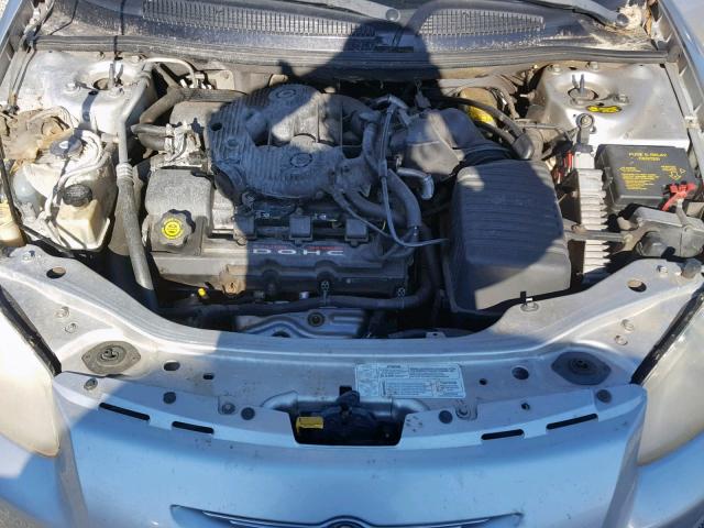 1C3EL45U51N591922 - 2001 CHRYSLER SEBRING LX SILVER photo 7