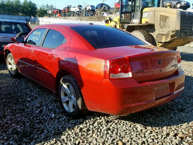 2B3CA3CV7AH286866 - 2010 DODGE CHARGER SX RED photo 3