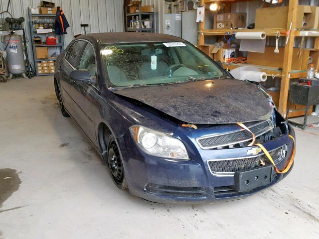 1G1ZB5EB5A4146714 - 2010 CHEVROLET MALIBU LS BLUE photo 1