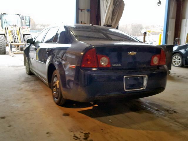 1G1ZB5EB5A4146714 - 2010 CHEVROLET MALIBU LS BLUE photo 3