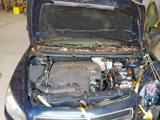 1G1ZB5EB5A4146714 - 2010 CHEVROLET MALIBU LS BLUE photo 7