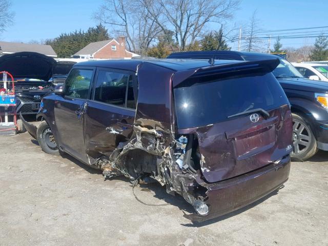 JTLKE50E681025806 - 2008 TOYOTA SCION XB 栗色 照片 3