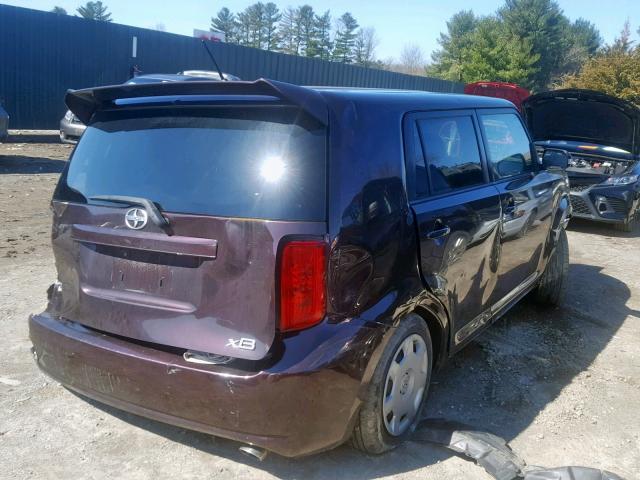 JTLKE50E681025806 - 2008 TOYOTA SCION XB 栗色 照片 4
