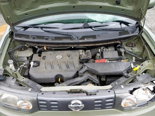 JN8AZ2KR3AT165613 - 2010 NISSAN CUBE BASE GREEN photo 7