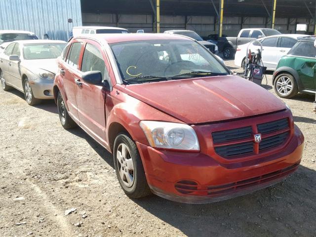 1B3HB28B27D591161 - 2007 DODGE CALIBER RED photo 1