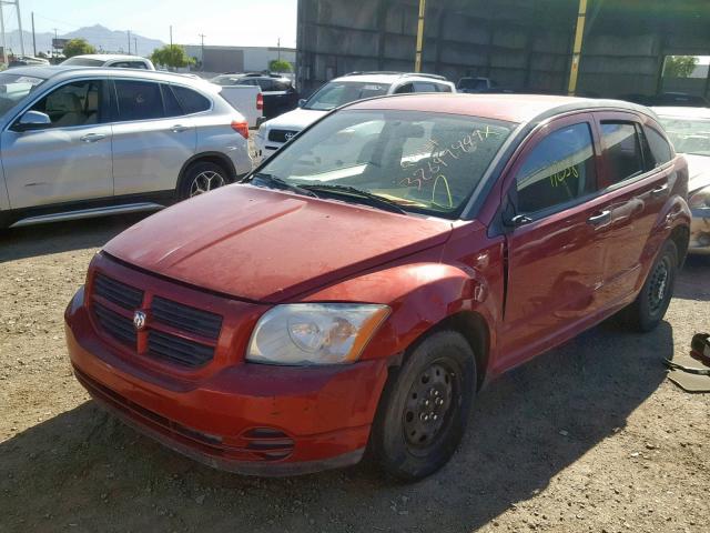 1B3HB28B27D591161 - 2007 DODGE CALIBER RED photo 2