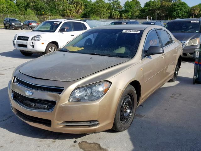 1G1ZG57B38F216403 - 2008 CHEVROLET MALIBU LS GOLD photo 2