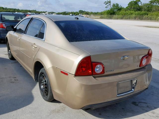 1G1ZG57B38F216403 - 2008 CHEVROLET MALIBU LS GOLD photo 3