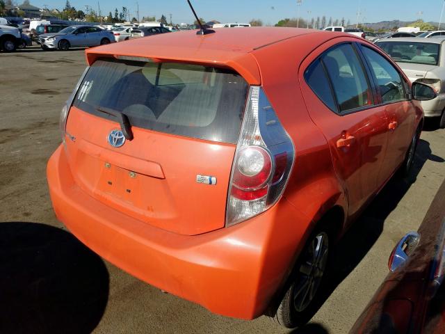 JTDKDTB38D1037237 - 2013 TOYOTA PRIUS C  photo 4