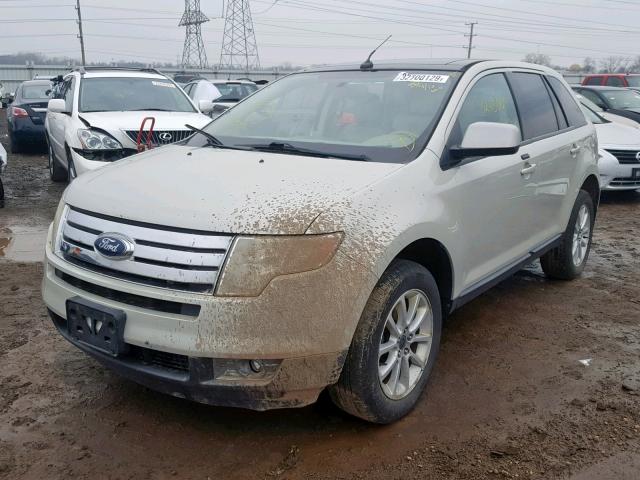 2FMDK39C87BB54910 - 2007 FORD EDGE SEL P CREAM photo 2