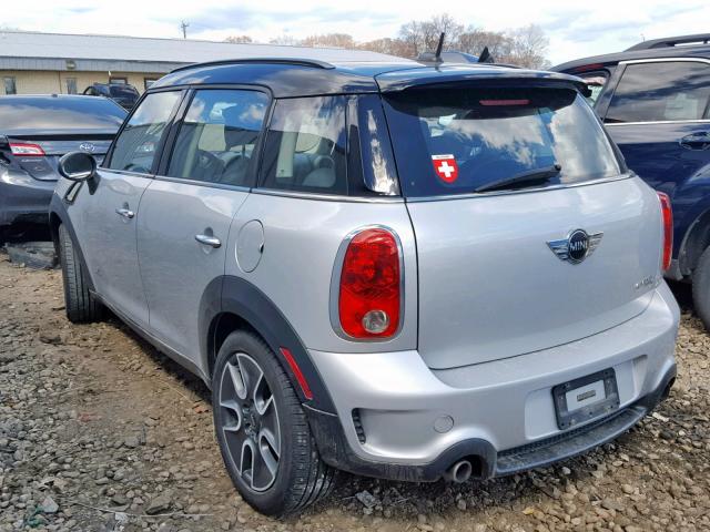 WMWZC5C52CWM14205 - 2012 MINI COOPER S C SILVER photo 3