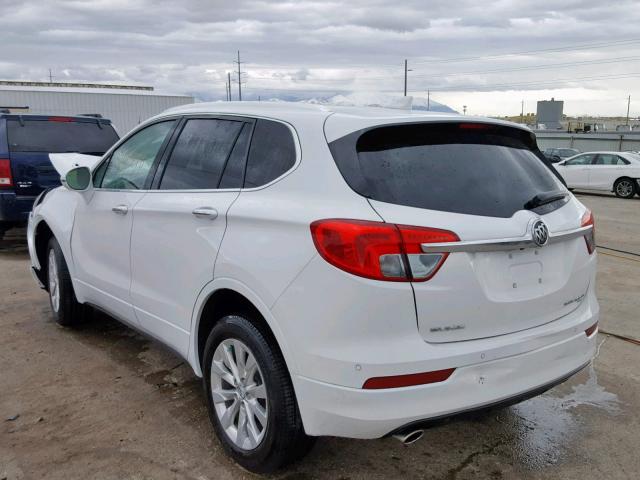 LRBFXDSA3HD196988 - 2017 BUICK ENVISION E WHITE photo 3