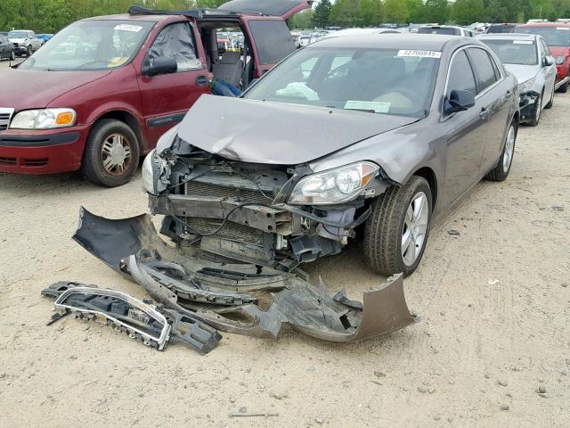 1G1ZB5EB5AF138925 - 2010 CHEVROLET MALIBU LS GRAY photo 2