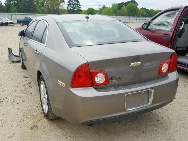 1G1ZB5EB5AF138925 - 2010 CHEVROLET MALIBU LS GRAY photo 3